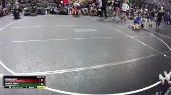 125 lbs Finals (8 Team) - Ryker Bovy, Iowa USA Blue vs Keanu Lee, South Dakota Thunder