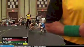 91 lbs Round 1 (6 Team) - Marie Sharp, Dark Angels vs Scott Cole, Steel Valley Red