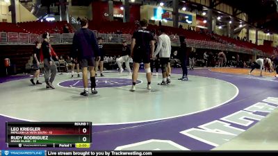 120 lbs Round 1 (4 Team) - Rudy Rodriguez, Grand Island vs Leo Kriegler, Papillion-La Vista South