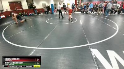 190 lbs Cons. Round 3 - Keisel Hebdon, Star Valley vs Thomas Elizondo, Mountain View