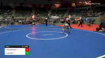 70 lbs Consolation - Trevor Christenson, Bobcat WC vs Urijah Courter, Team Intensity