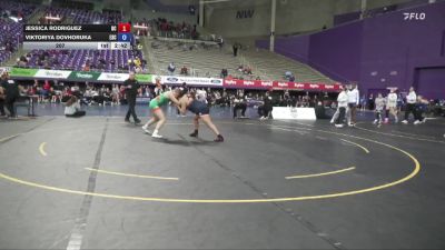 207 lbs Semis (4 Team) - Viktoriya Dovhoruka, Evergreen State vs Jessica Rodriguez, Doane