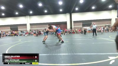 220 lbs Round 2 - Diego Pelletier, Unattached vs Mike McCollum, Palmetto State Wrestling Academy