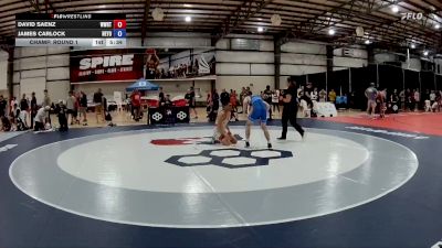 61 kg Champ. Round 1 - David Saenz, Wyoming Wrestling Reg Training Ctr vs James Carlock, New York