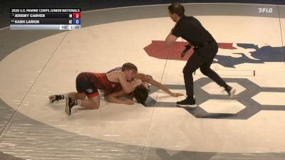 126 lbs 1st Place Match - Jeremy Carver, Indiana vs Kash Larkin, Arizona