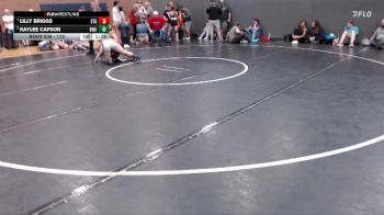 113 lbs 5th Place Match - Kaylee Capson, Bonneville Wrestling Club vs Lilly Briggs, Small Town Grims