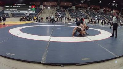 133 lbs Champ. Round 1 - Malaki Mosher, Rochester University vs Travis Long, Unattached