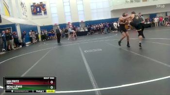 150 lbs Cons. Round 4 - Beau Lewis, Great Bridge vs Ian Fritz, Topsail