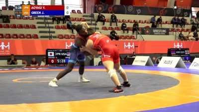 70 kg Semifinal - James Green, USA vs Yoshinosuke Aoyagi, JPN