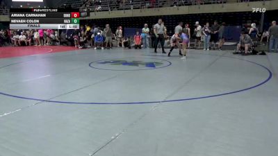 118 lbs Final - Ariana Carnahan, Dundalk vs Nevaeh Colon, Nazareth