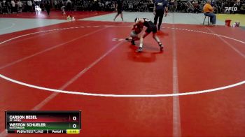93 lbs Champ. Round 1 - Carson Besel, St. James vs Weston Schueler, Hutchinson