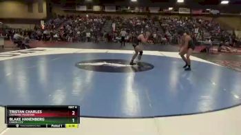 160 lbs Cons. Round 3 - Tristan Charles, Cheyenne Mountain vs Blake Hanenberg, Canon City