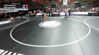 132 lbs Josiah Gonzalez, IEWA - Inland Empire Wrestling Association vs Rikki Villasenor, OCWA - Orange County Wrestling Association