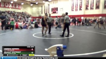 197 lbs Cons. Semi - Andrew Herrera, Southern Oregon vs Bradley Whitright, North Idaho College