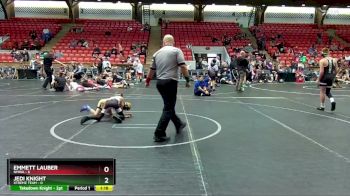 52 lbs Round 3 (4 Team) - Emmett Lauber, NMWA vs Jedi Knight, Xtreme Team