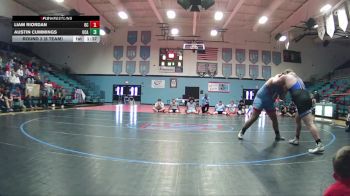 285 lbs Round 2 (8 Team) - Austin Cummings, Union County A vs Liam Riordan, Oldham County