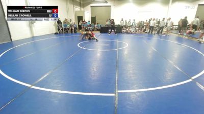 115 lbs William Dircks, Minnesota Blue vs Kellan Crowell, New Jersey