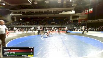 138 lbs Quarterfinal - Logan Banks, Del Oro vs Braden Whitmore, Sutter