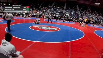 2A-144 lbs Quarterfinal - Caleb Blair, Murray County vs Aundreay Hamilton, Sonoraville