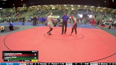 172 lbs Round 3 (4 Team) - Logan Lewis, Rainier vs Chaddrick Kappes, North Valley