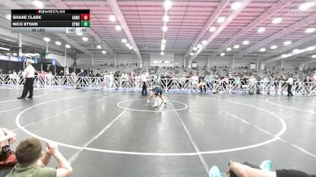 85 lbs Rr Rnd 2 - Shane Clark, All-American Wrestling Club Blue vs Nico Ettari, Shore Thing Sharks