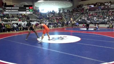 6A 150 lbs Quarterfinal - Micah Proffitt, Little Rock Central High School vs Abram Goodwin, Rogers Heritage High School