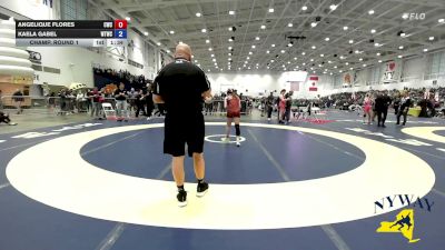 107 lbs Champ. Round 1 - Angelique Flores, Continuum Wrestling Club vs Kaela Gabel, Webster Thomas Wrestling Club