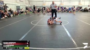 52 lbs Round 4 (8 Team) - Kaleb Anderson, The Wrestling Mill vs KJ Harbarger, 84 Athletes