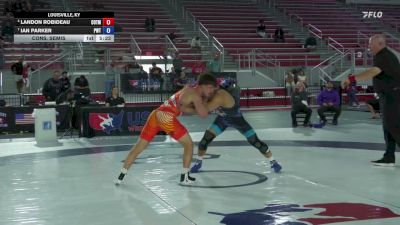 70 kg Cons. Semis - Landon Robideau, Cowboy / TMWC vs Ian Parker, Panther WC/ TMWC