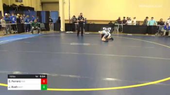 112 lbs Consolation - Dominic Ferraro, Pine Richland vs Jackson Rush, West Perry