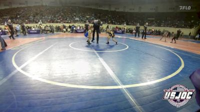 52 lbs Round Of 32 - Ryder Lentz, Texas Elite Wrestling vs Hudson Clark, Piedmont