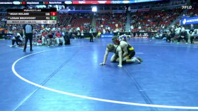 3A-175 lbs Champ. Round 2 - Noah Noland, Carlisle vs Logan Bruxvoort, Pella