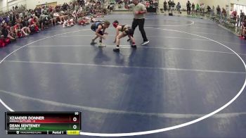 95 lbs Round 3 (6 Team) - Dean Senteney, Indiana Blue vs Xzander Donner, Kansas Rattlers