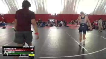 132 lbs Placement Matches (8 Team) - Adam Lohse, WCAABE vs Shaunn Reyes, Pequot Lakes/Pine River Backus A