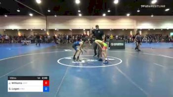 106 lbs Quarterfinal - Jayven Williams, Kentucky vs Gabriel Logan, Apex Wrestling School