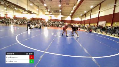 184 lbs Consi Of 4 - Roel Johnson, Rhode Island College vs Braedan Jaber, None