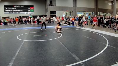 90 lbs Cons. Round 2 - Peyton Kirkpatrick, Slyfox vs Wyatt Hille, Bonner Springs