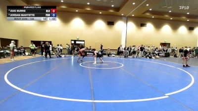 126 lbs Quarters - Jojo Burke, New Jersey vs Jordan Manyette, Pennsylvania