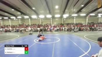 88 lbs Quarterfinal - Octavio Castillo, Juggernaut WC vs Aiden Maltezo, Valley Bad Boys