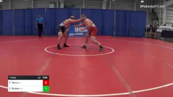 285 lbs Final - Tyson Terry, NE vs Thomas Brown, MA