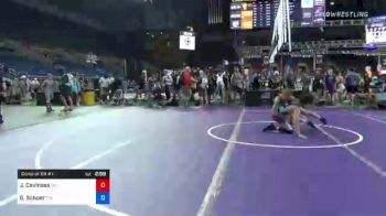 120 lbs Consi Of 64 #1 - Jayce Caviness, Oklahoma vs Gavin Schaer, Oregon