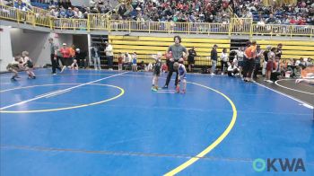 43 lbs 3rd Place - Gabriel Robertson, Chandler Takedown Club vs Koen Goodin, Cowboy Wrestling Club