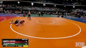 6A 215 lbs Quarterfinal - Jackson Stoner, Rockwall vs Andrew Jurasek, Keller