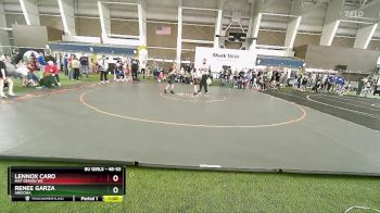 48-53 lbs Round 1 - Renee Garza, Arizona vs Lennox Caro, Mat Demon WC