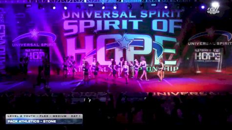 Pack Athletics - STONE [2026 L2 Youth - Flex - Medium Day 1] 2026 Spirit of Hope Grand Nationals