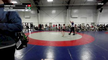 65 lbs Rr Rnd 2 - Carson Vance, Morris Fitness Black ES vs Daniel Yun, Level Up Wrestling ES