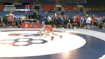 126 lbs Champ. Rd Of 128 - Jaxon Hansen, Idaho vs Tristan George, Colorado