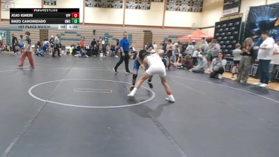 100 lbs 1st Place Match - JoJo Igneri, All I See Is Gold Academy vs Enzo Canonizado, NOVA Wrestling Club