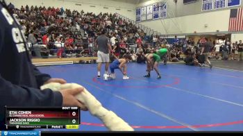 106 lbs Champ. Round 1 - Etai Cohen, El Camino Real High School vs Jackson Riggio, Thousand Oaks