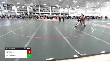 182 lbs Consi Of 8 #2 - Jack Cruz, Milford vs Paul Grieco, Bellingham